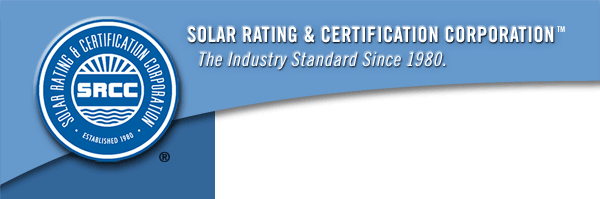 Solar Rating & Certification Corporation